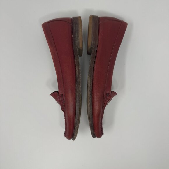 Bass Weejuns Ziggy II Red Leather US 8.5 - Picture 4 of 9